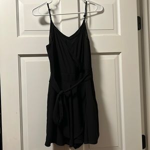 Women’s Express romper with mesh detail